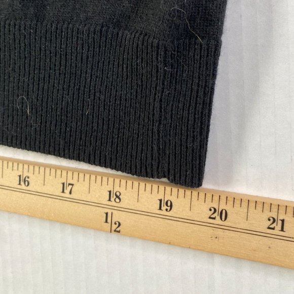 Bailey 44 Black Embellished Knit Sweater M Wool/Cashmere Blend Party Dinner Rave - Picture 10 of 11